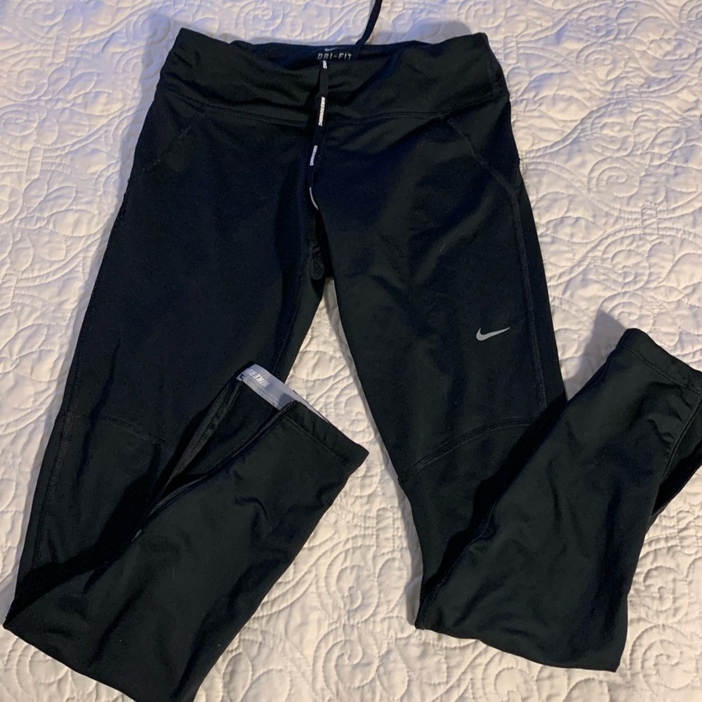 Womans Nike Dri-Fit ankle zip running pants size S